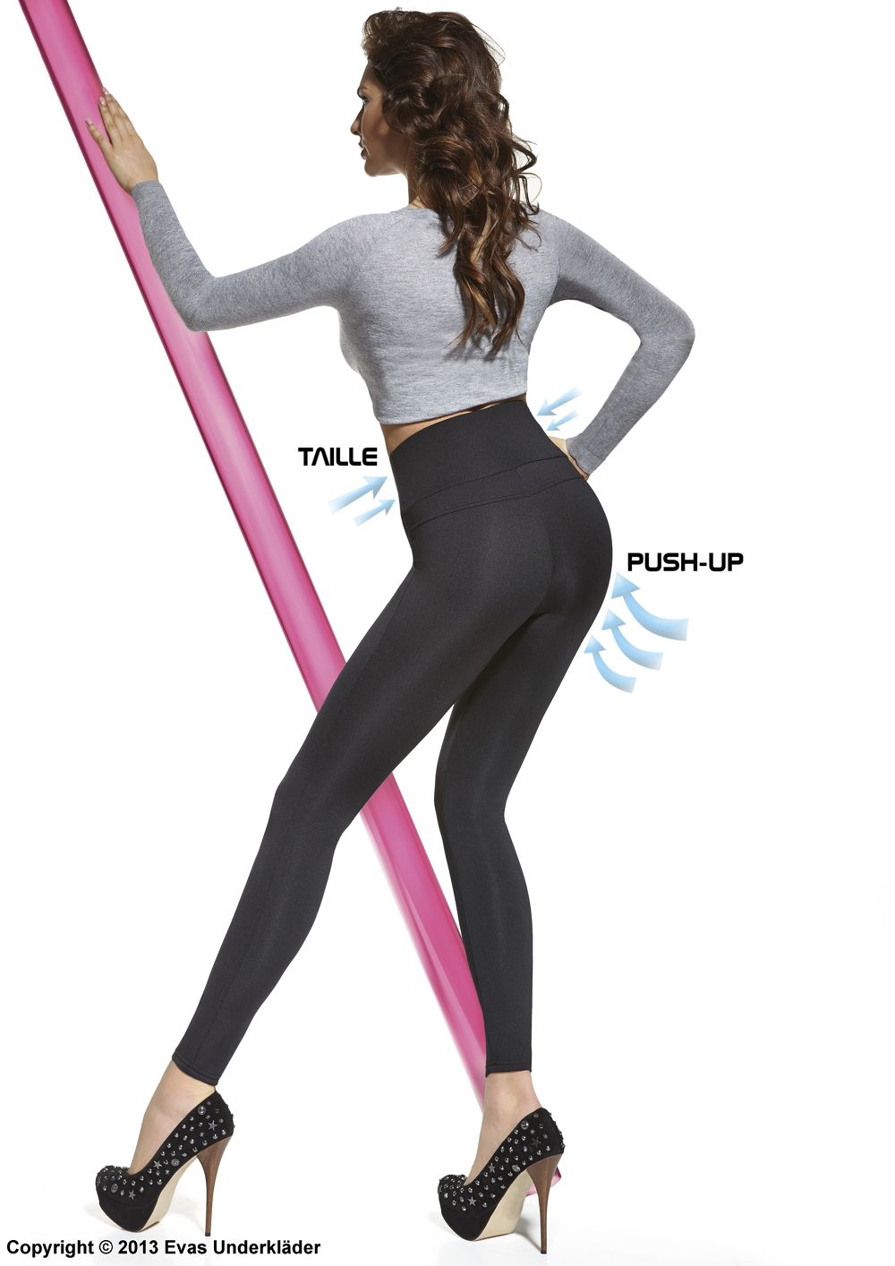 Leggings, Korrektur von Taille und Bauch, Po-Push-Up